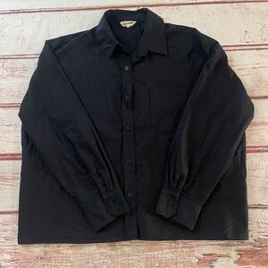 Djerf Avenue Black Button Down Shirt
